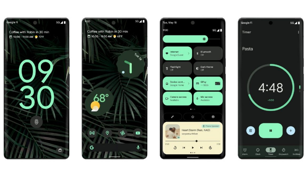 Google 推出新系統 “Android 12” 提高安全性並使其更加個性化
