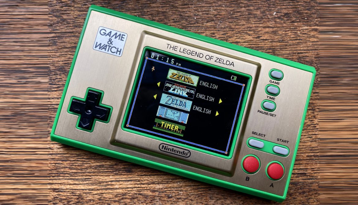 《Game & Watch The Legend of Zelda》第2代推出，復古遊戲愛好者的禮物