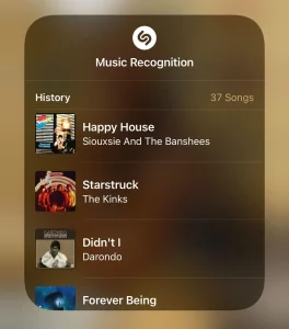 Shazam app